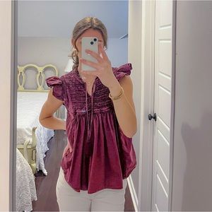 Sea New York©️ Burgundy Top